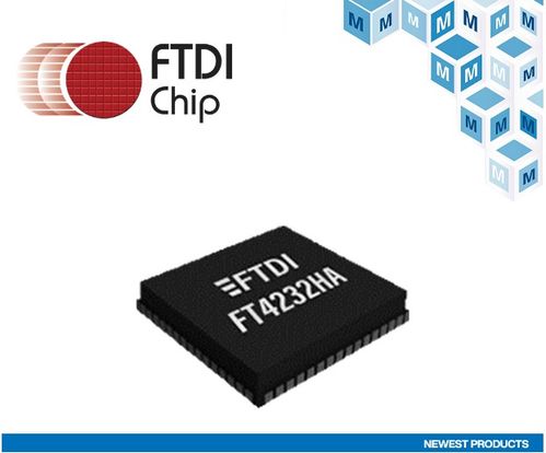 贸泽开售ftdi chip ft4232ha usb转uart mpsse ic 为目标设计提供高速usb支持