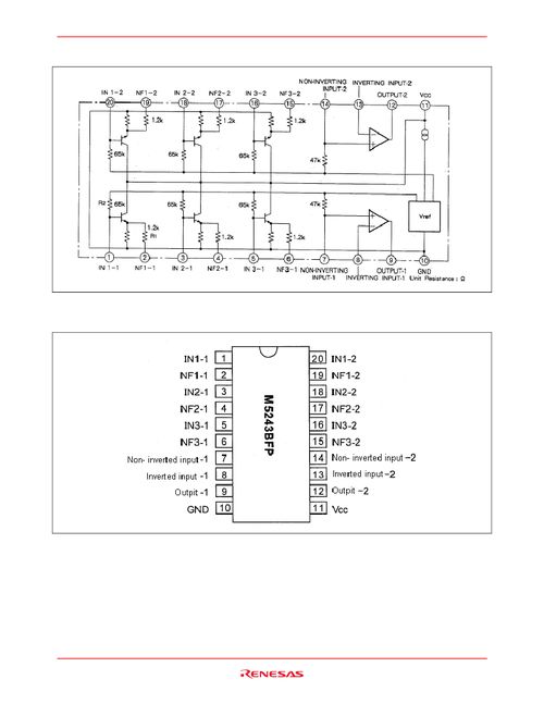 ,ic型号m5243bfp,m5243bfp pdf资料,m5243bfp经销商,ic,电子元器件